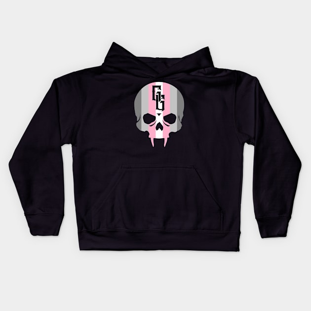 Demigirl Pride Gehenna Kids Hoodie by highcouncil@gehennagaming.com